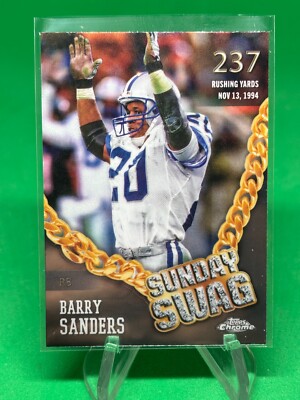 2024 Topps Chrome Sunday Swag #SS-15 Barry Sanders Detroit Lions