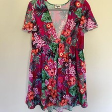 SHOW ME YOUR MUMU tropical floral Austin mini dress