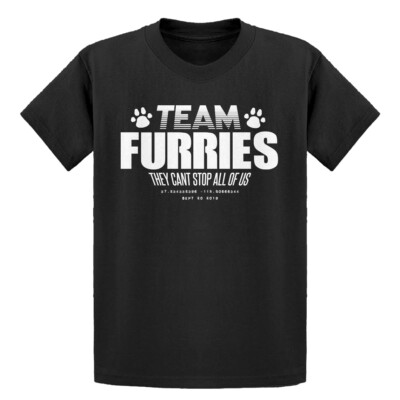 Youth TEAM FURRIES Short Sleeve Kids T-shirt #4163