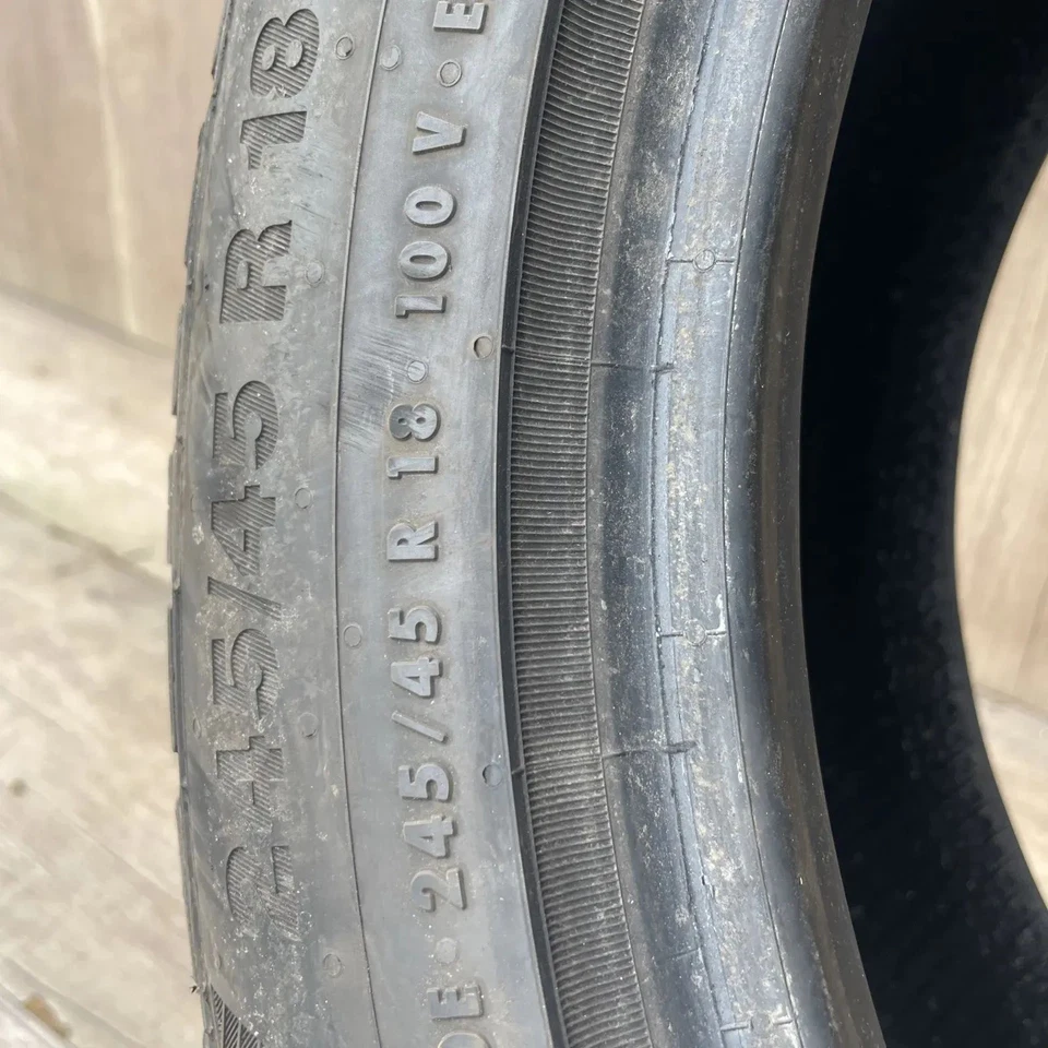 1x Winterreifen 245 45 R18100V Continental DOT 3523 (7,5mm) - Bild 3 von 4