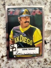 2022 TOPPS CHROME PLATINUM BASE CARD SAN DIEGO PADRES GENE TENACE #573