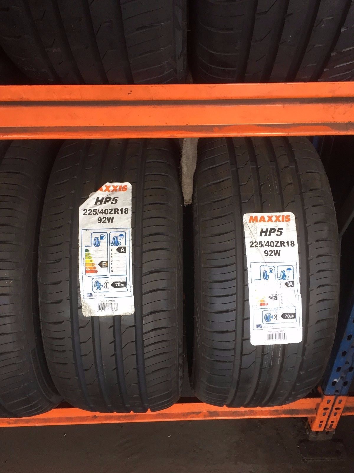 2 x 225/40 R18 Maxxis Premitra HP5 92W 225 40 18 (2254018) - TWO TYRES ...