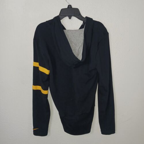 Nike Pittsburgh Steelers NFL Pull Over Black Hoodie Women’s Size Medium Slim Fit - Picture 2 of 10