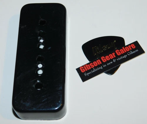 Gibson Les Paul Pickup Cover P-90 Soapbar Relic Black P-100 Guitar Parts SG X B