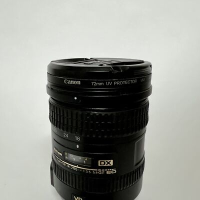 Nikonレンズ　SWM VR ED IF Asperical 72 Nikon 18-200mm AF-S DX SWM VR ED IF Aspherical Nikkor Zoom