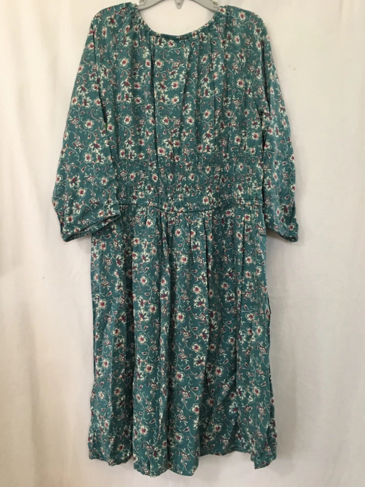 NWT Oshkosh Floral Dress Girls Size 10,12  green - Image 4 of 4