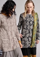New Gudrun Sjoden Long Linen/cotton Printed Cardigan Rrp:£110