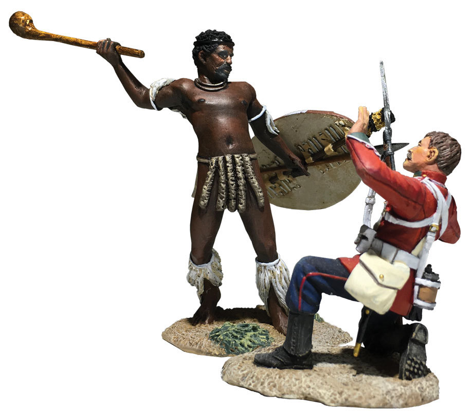 BRITAINS 20182 - “Closing In” British 24th Foot and Zulu Hand-to-Hand Set