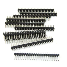 ( 10 PCS )  Dual Male Header 2.54mm 2x20pin  Raspberry Pi Zero GPIO Samtec