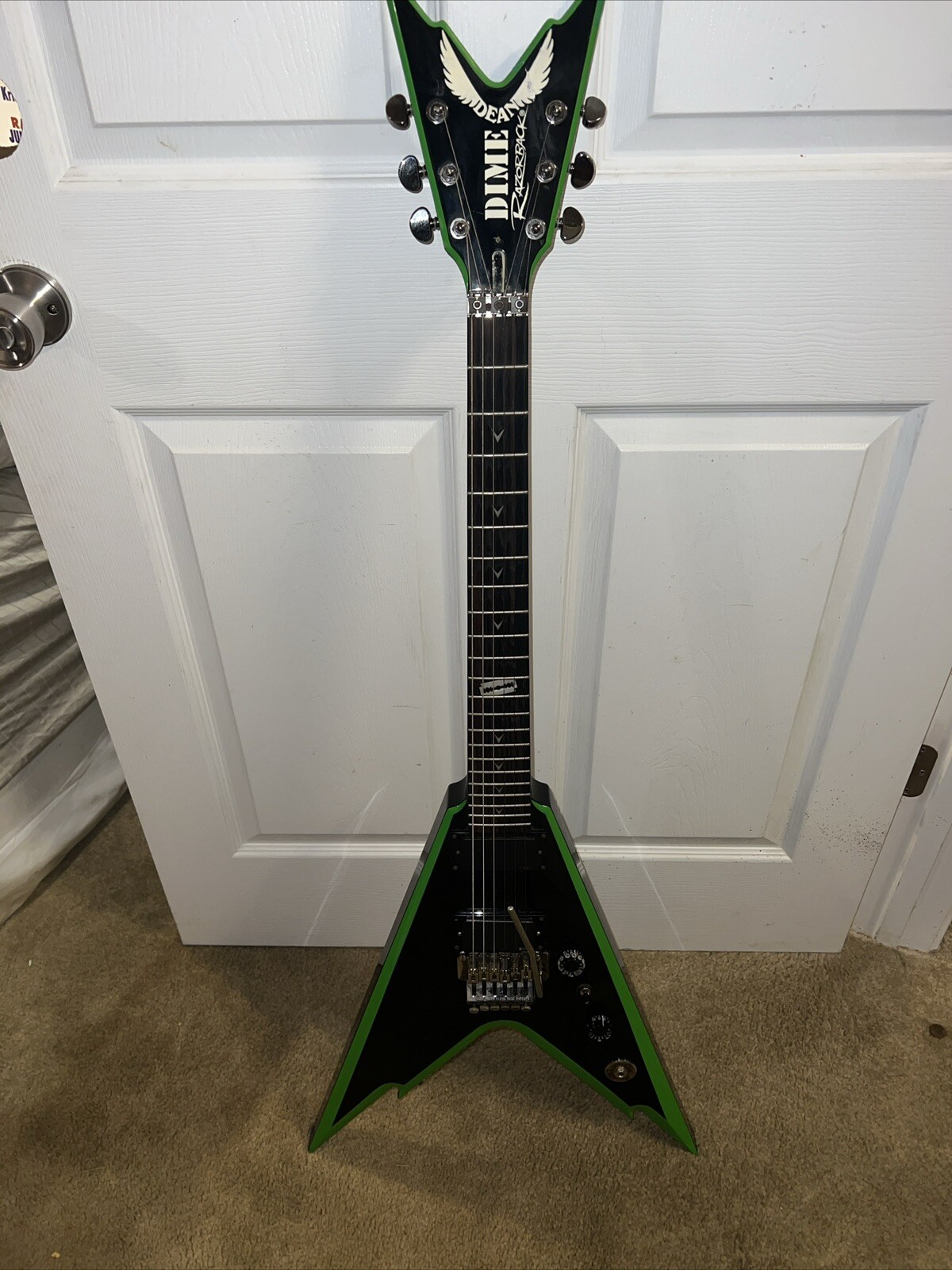 Vintage Dean Dime Razorback Electric Guitar USA Falak Tayyeb Platinum