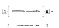 Magneti Marelli 941318111226 ZüNdung Kabel Kit FüR Fso