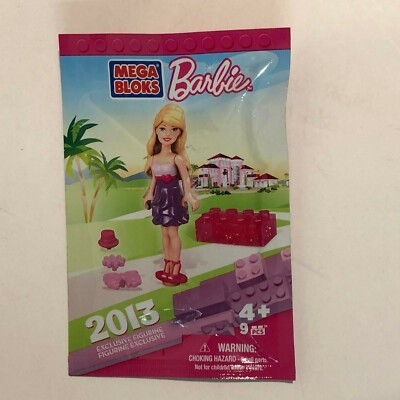 Mega Bloks 2013 Barbie Exclusive Figurine New Sealed