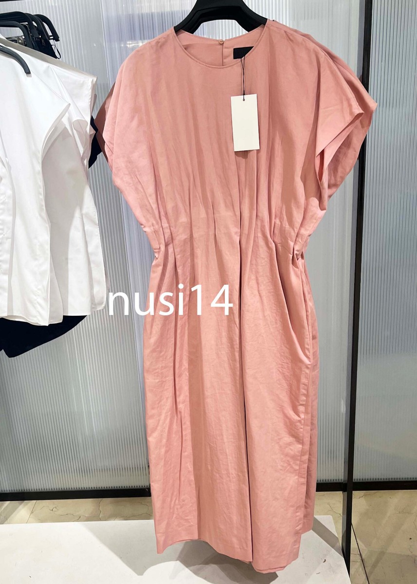 ZARA NEW WOMAN ZW COLLECTION PLEATED MIDI DRESS PINK XS-XL