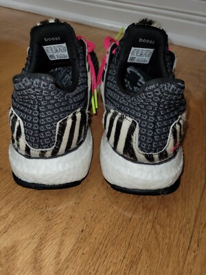 Size 10 Black and White Adidas Ultra Boost Prime Blue Men main image 2