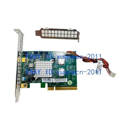 Supermicro AOC-SLG3-2E4T dual-Port Gen-3 Internal NVMe Host Bus Adapter +Cable - Picture 3 of 3