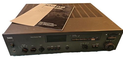 Stereo Receiver NAD 7140 with RARE Original Manual Made in Japan - Picture 2 of 3