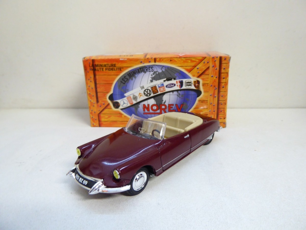 CITROEN DS 19 DECAPOTABLE 1961 EDITIONS ATLAS 1/43 BOITE D'ORIGINE