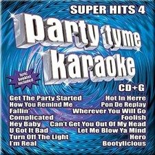 Party Tyme Karaoke 4: Super Hits - Audio CD By Party Tyme Karaoke - VERY GOOD