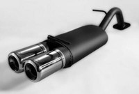 EndschalldäMpfer Auspuff Ulter Toyota Yaris 1999 Bis 2005 2X80Mm