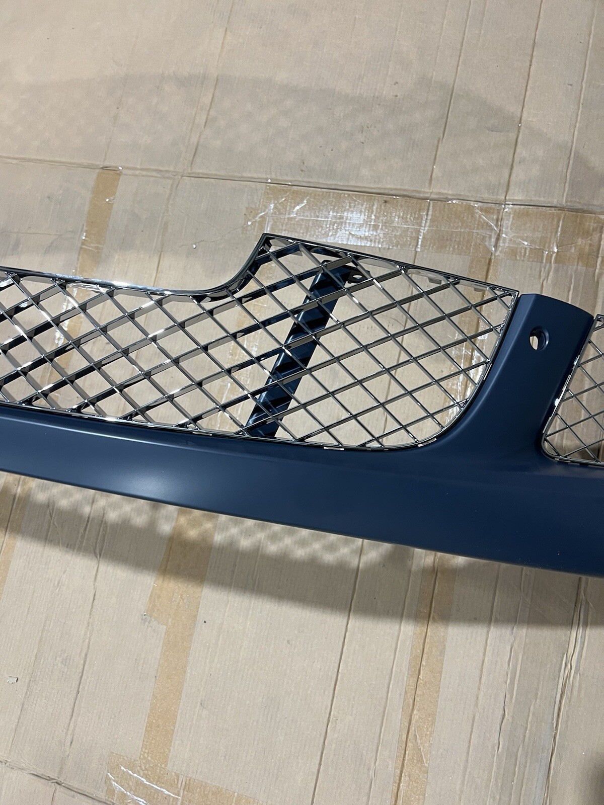 2012-2015 Bentley Continental GT GTC Front Bumper Cover Grille Set Chrome W12