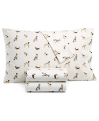 MARTHA STEWART TWO DOG STANDARD PILLOWCASES 400 THREAD COUNT NEW 