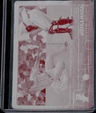 2015 TOPPS CHROME PRINTING PLATE 1/1 MAGENTA #95 ADAM EATON