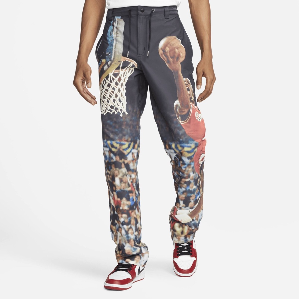 NIKE JORDAN フライトヘリテージパンツ 34 Nike Jordan Flight Heritage Men's Pants - Black, Size 34