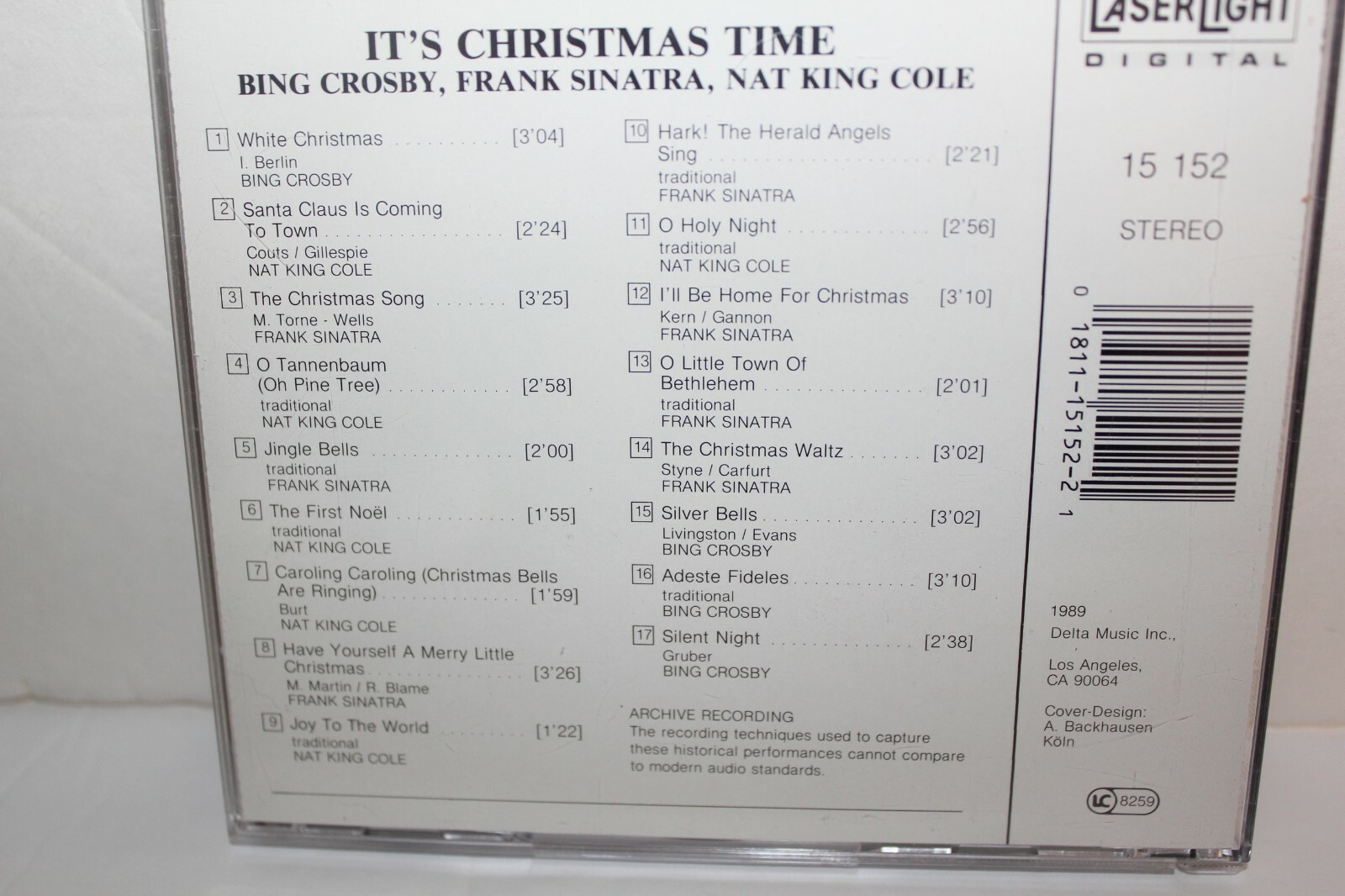 Its Christmas Time CD - Holiday Classics Bing Crosby Frank Sinatra Nat ...