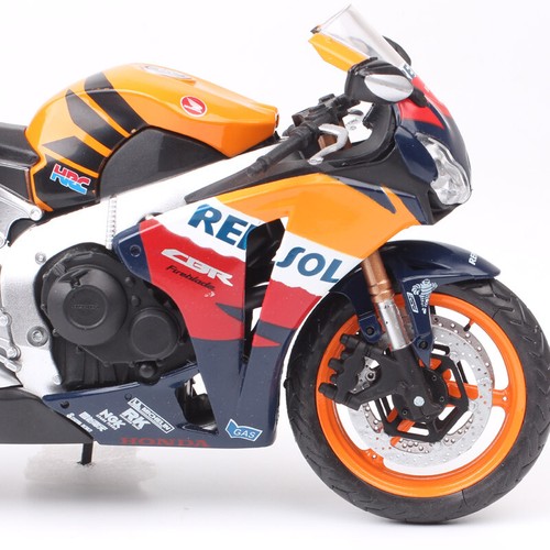 1:12 Automaxx Honda CBR1000RR CRB Repsol Fireblade Motorcycle Model Bike Orange - Picture 11 of 12