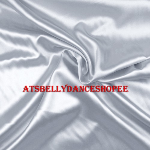 Satin Fabric Premium Quality Shiny Bridal Dressmaking Craft Material - 5 Yard - Picture 33 of 41