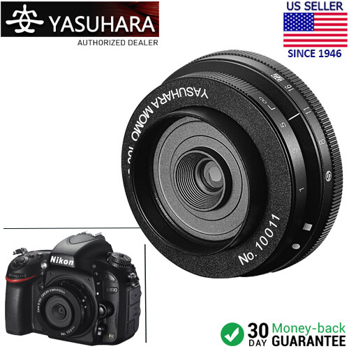 Yasuhara MOMO 100 43mm f/6.4 Soft Focus Pancake Lens for Nikon F