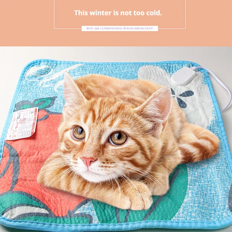 Pet Electric Heating Pad Waterproof Heated Mat Dog Cat Warm Cushion Blanket Bed - Image 3 of 4