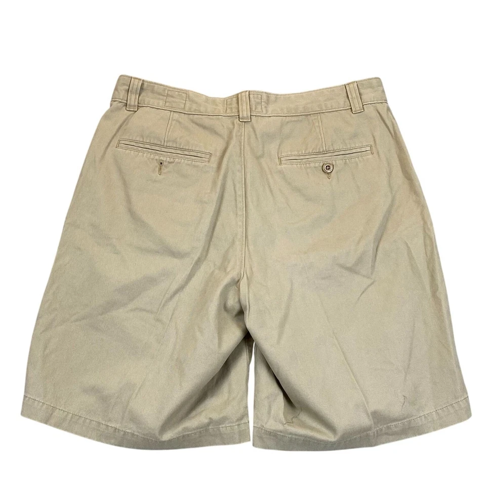 RedHead Mens Shorts Size 34 Khaki Chino Flat Front Casual Summer Outdoors Beige - Image 2 of 4