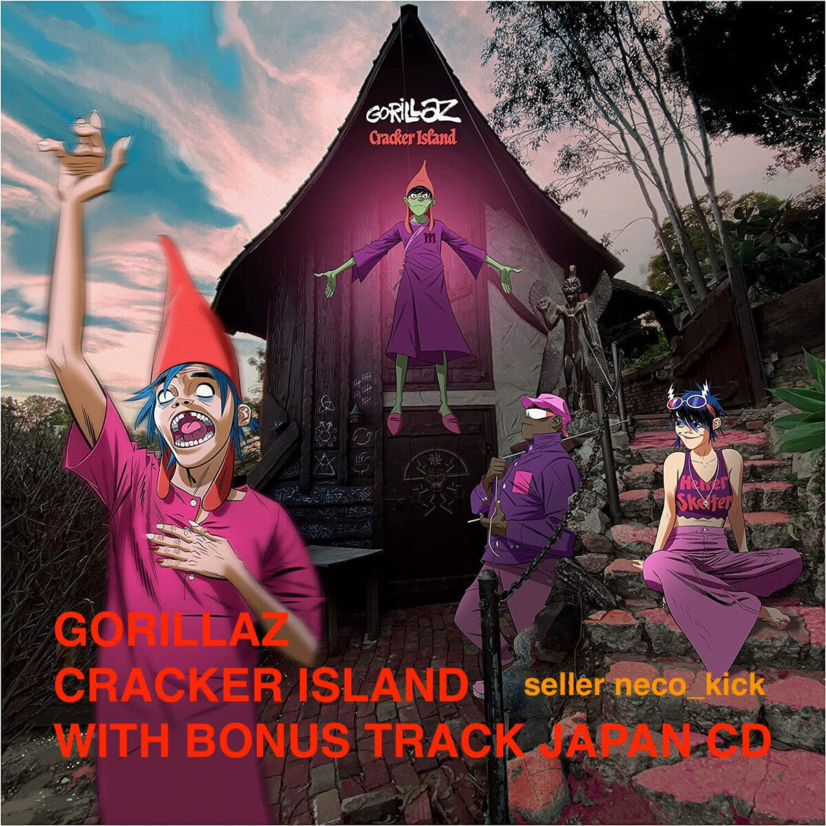 GORILLAZ CRACKER ISLAND WITH BONUS TRACK 2023 JAPAN CD 4BT