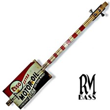 RM Bass Esso Extra 2S cigar box Guitar  by Robert Matteacci