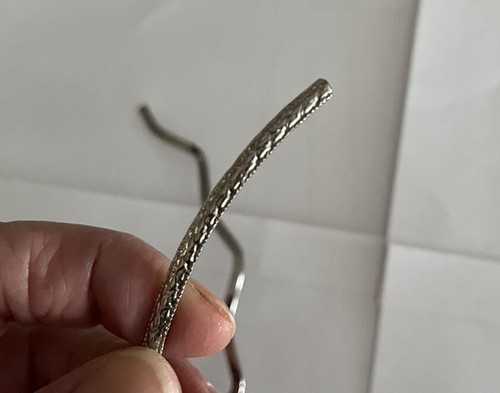 2- Metal Chokers Silver Color 1990’s - Picture 8 of 8
