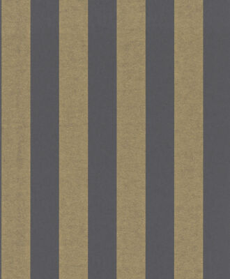 Rasch Textil Tapete Vlies Comtesse 225456 Streifen Gold  Dunkelblau Glanz