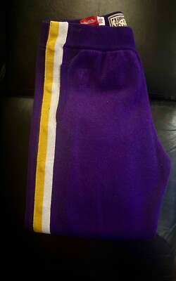 Clot x Mitchell Ness Kobe Bryant Pants Snaps Lakers Men Medium | eBay