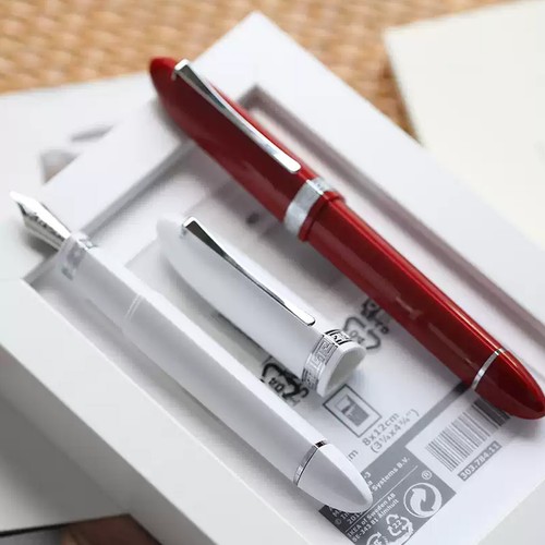 Majohn V60 Triangular Piston Fountain Pen EF/F Nib Resin Writing Gift Pen - Picture 17 of 55
