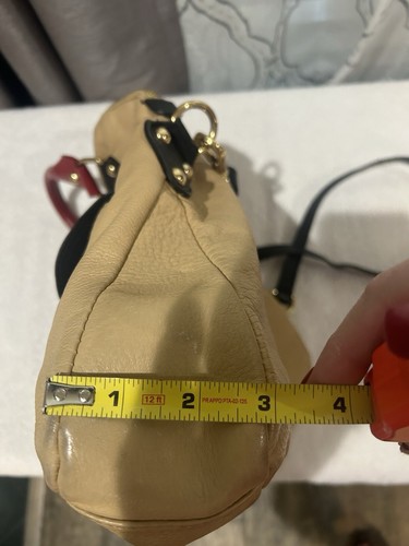 Emma Fox Buttery Camel Leather Handbag Detachable Strap Purse Shoulder Bag - Picture 13 of 15