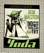 star wars quilt panel