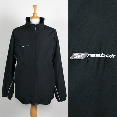 reebok giacca nera