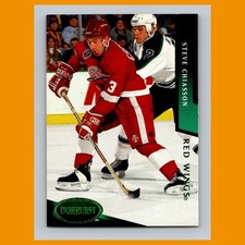 Steve Chiasson #55 1993-94 Parkhurst Emerald Ice Detroit Red Wings Hockey Card