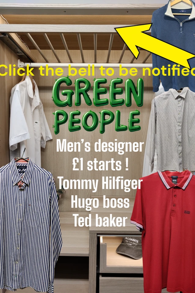 Men's designer £1 starts ! hugo boss Levi's Allsaints ralph lauren
