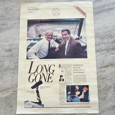 Detroit Free Press Special Section Newspaper Page Oct 1 1991 "Long Gone"