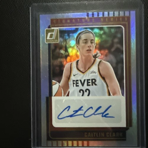 2025 Donruss WNBA #SS-CC Caitlin Clark Signature Series Auto Holo Fever