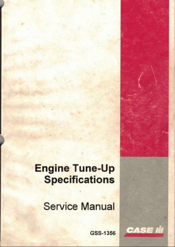 GSS-1356 Engine Tune-Up Specifications (Service Manual) Copy - Picture 1 of 3