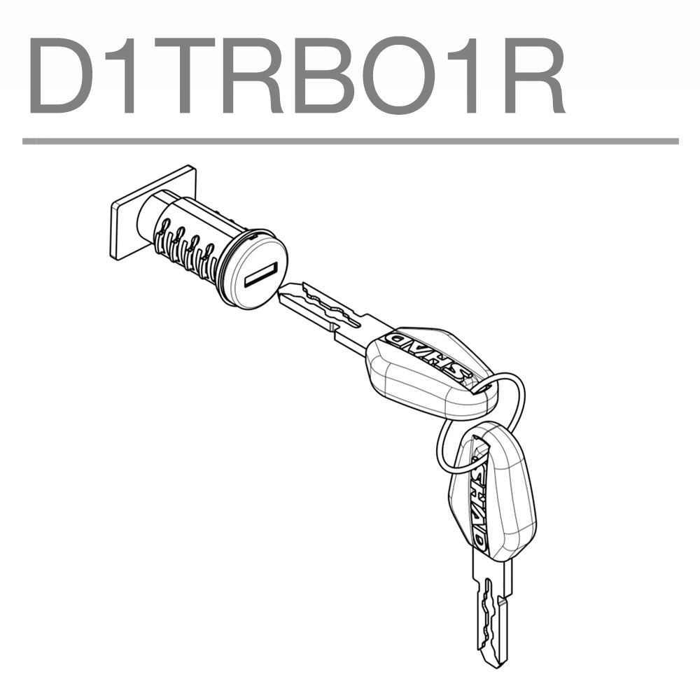SHAD Terra Top Box Lock & Key System