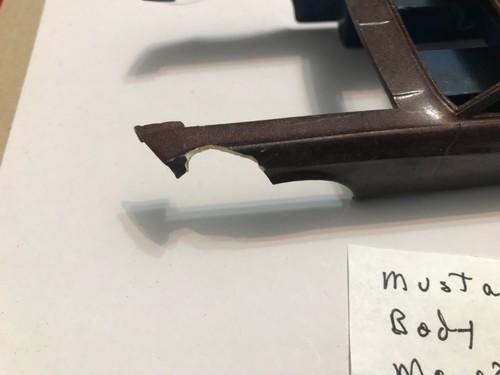 AMT 1/25 VINTAGE 1960’S MUSTANG. F/C NUR KAROSSERIE GEBRAUCHT SCHMUTZIG WIE BESEHEN UM 1960’er - Bild 4 von 7