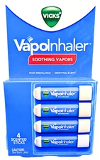 Vicks Vapoinhaler Soothing Vapors 4 Scented Sticks